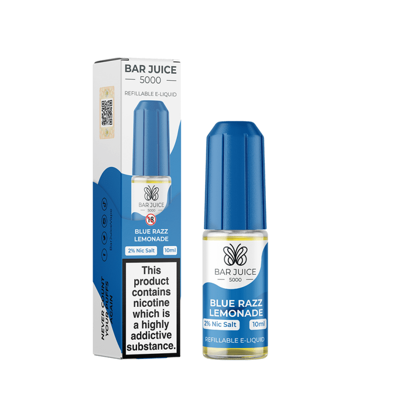 Bar Juice Blue Razz Lemonade Nic Salt Elf Bar E-Liquid 10mg 10ml