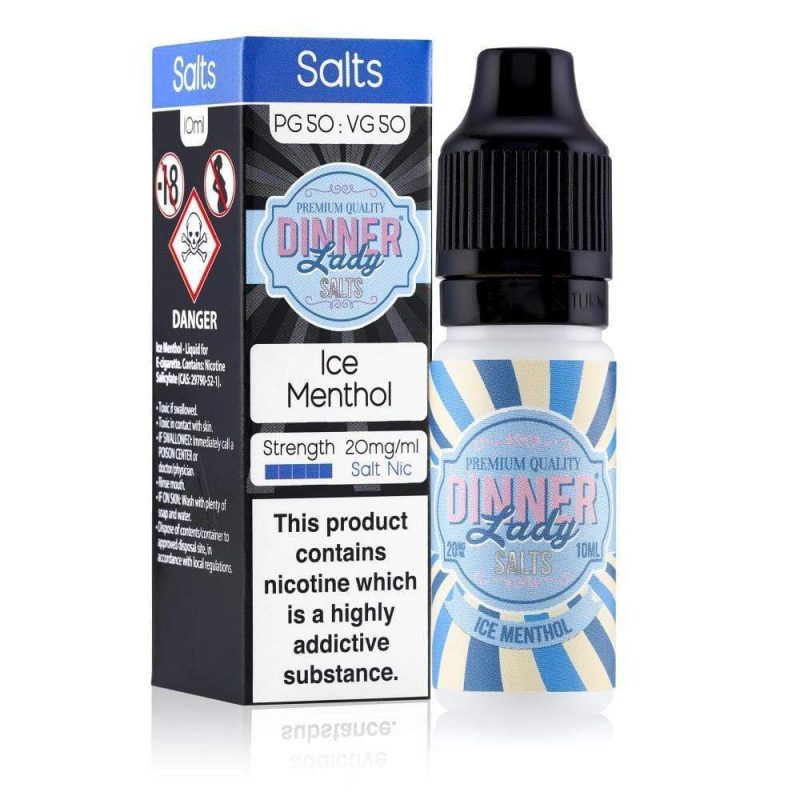 Dinner lady e liquid ice menthol nicotine salt e liquid 1