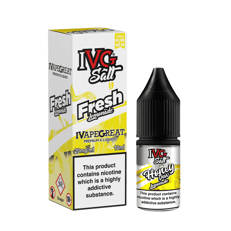 IVG e liquid fresh lemonade nicotine salt e liquid 1