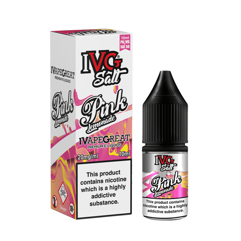 IVG e liquid pink lemonade nicotine salt e liquid 1