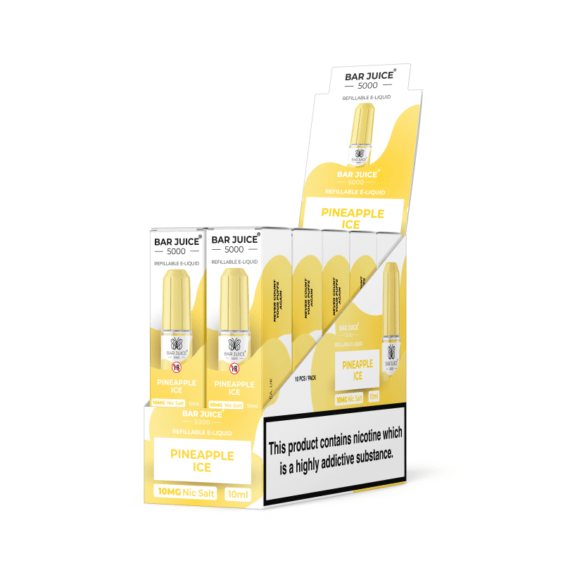 Pineapple Ice 10mg Bar Juice Nic Salt E liquid 10 Pack 1