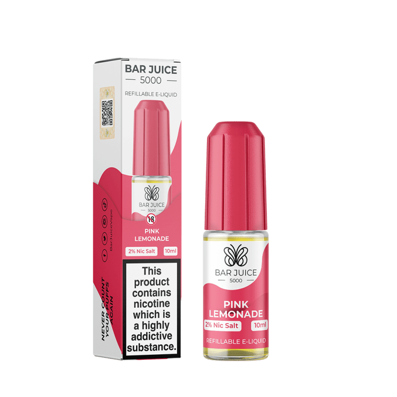 Bar Juice Pink Lemonade Nic Salt Elf Bar E-Liquid 10mg 10ml