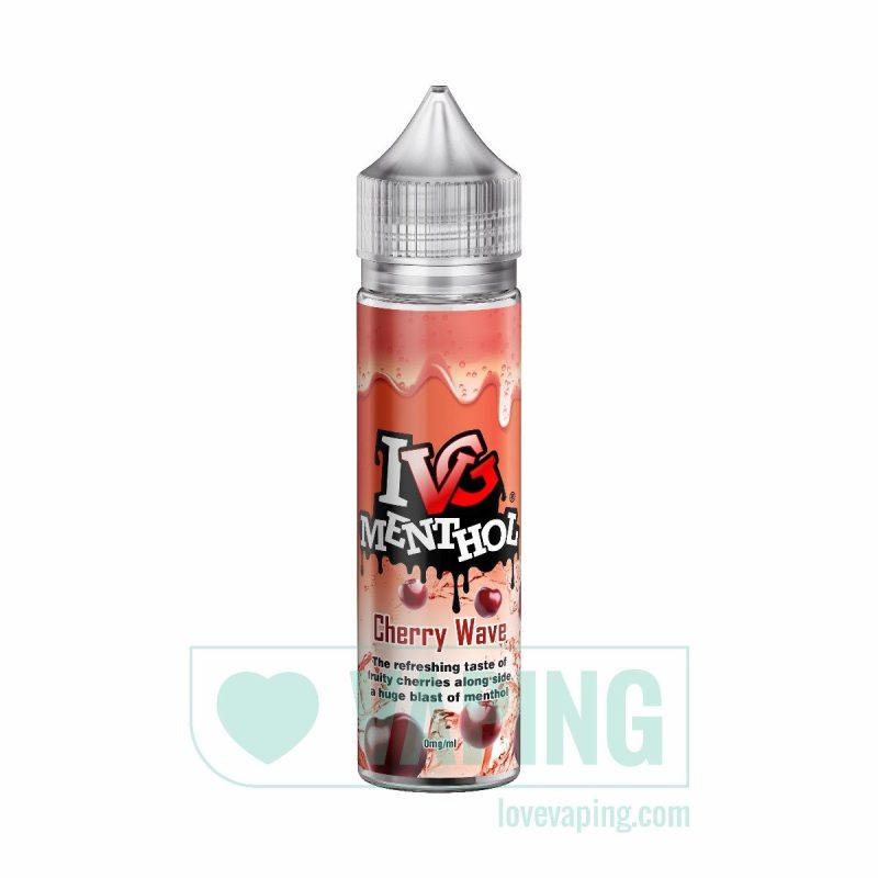 ivg cherry wave 50ml short fill eliquid ivg menthol 01