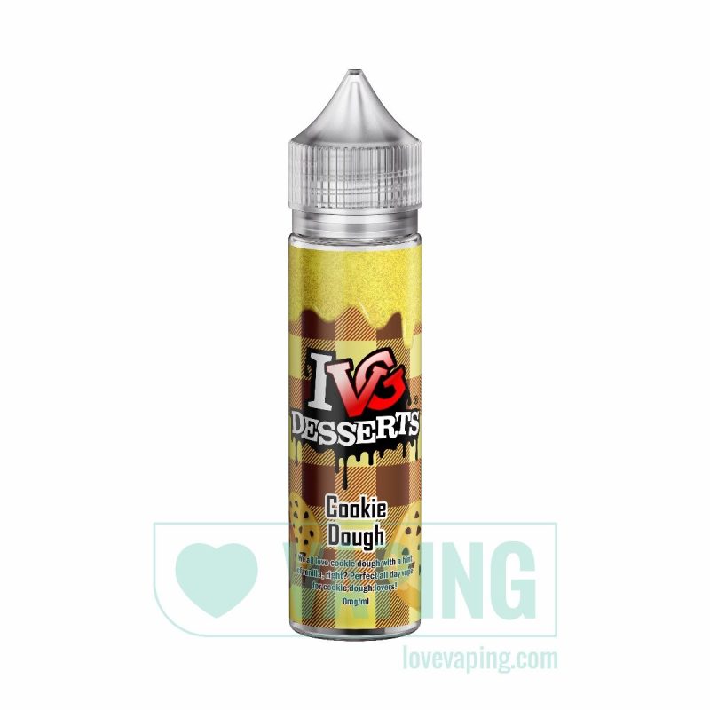 ivg desserts cookie dough 50ml short fill eliquid ivg 01